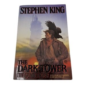 Stephen King The Gunslinger 1988 1st Plume Printing PB Dark Tower Original Text